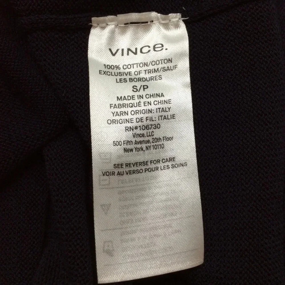 VINCE Asymmetrical Tiered Cotton Knit Sleeveless Midi Dress - Picture 6 of 6